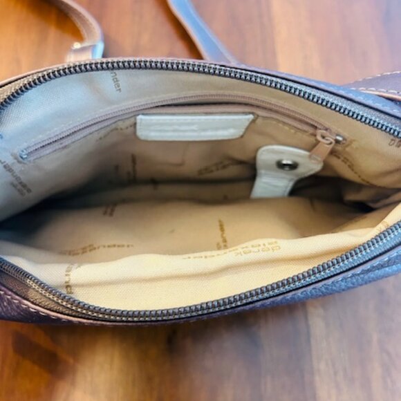 Derek Alexander Cross-Body Soft leather Purse - Copper - Picture 9 of 13